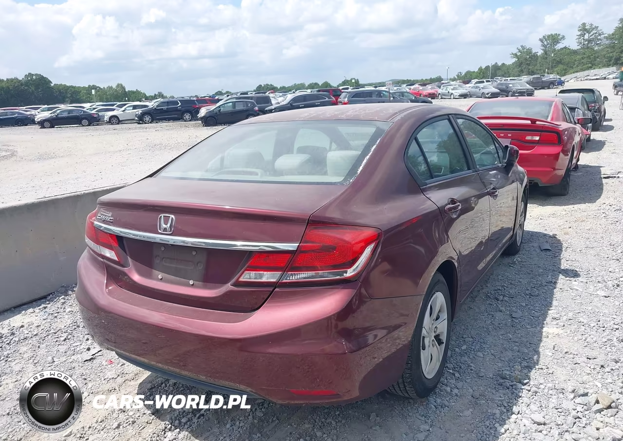 2014 Honda Civic Lx VIN:2HGFB2F52EH525116 - 4