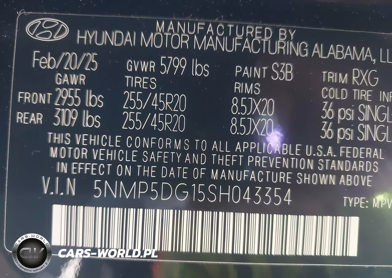 2025 Hyundai Santa Fe Hybrid Calligraphy VIN:5NMP5DG15SH043354 - 9