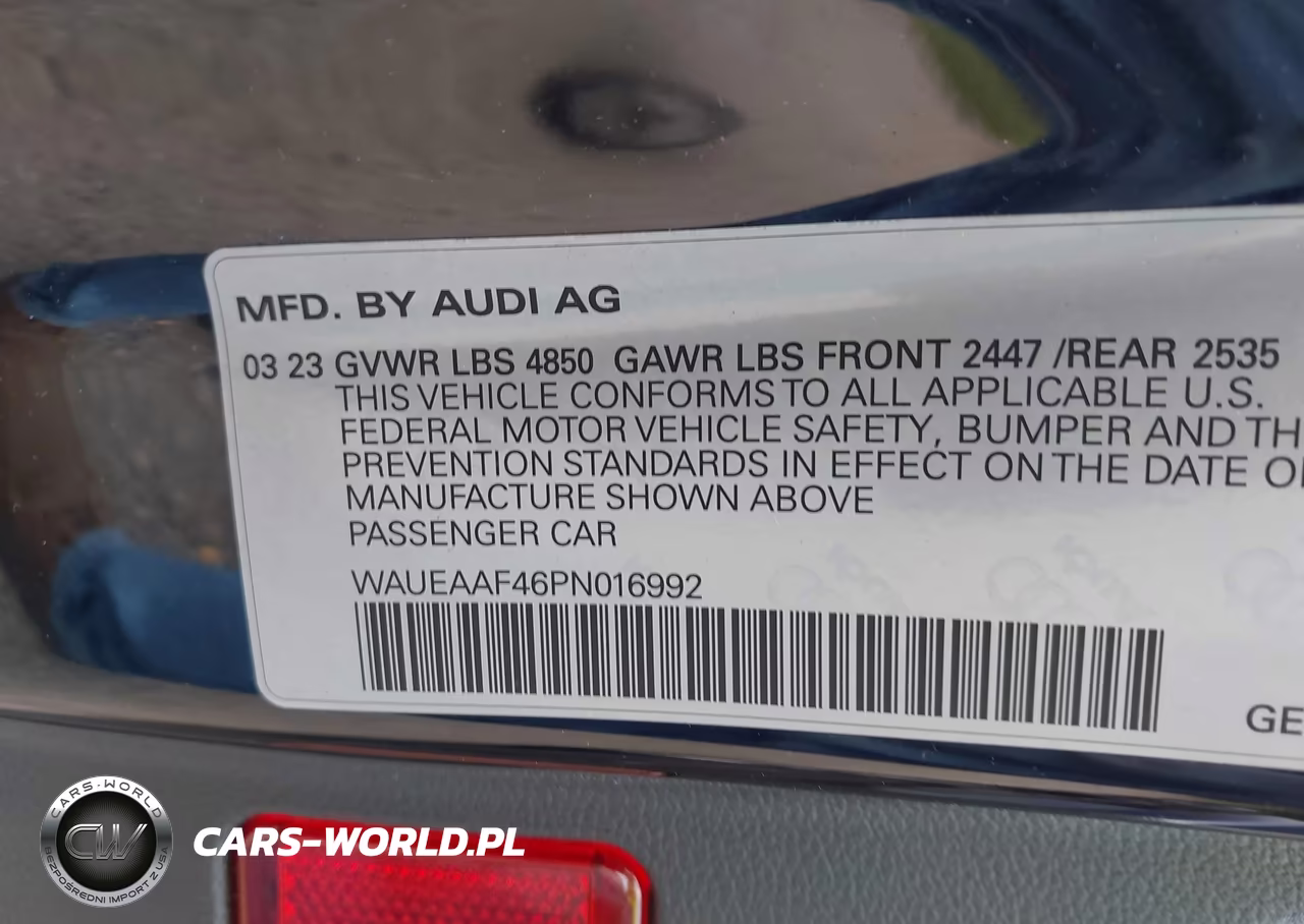 2023 Audi A4 Premium Plus 45 Tfsi S Line Quattro S Tronic VIN:WAUEAAF46PN016992 - 9