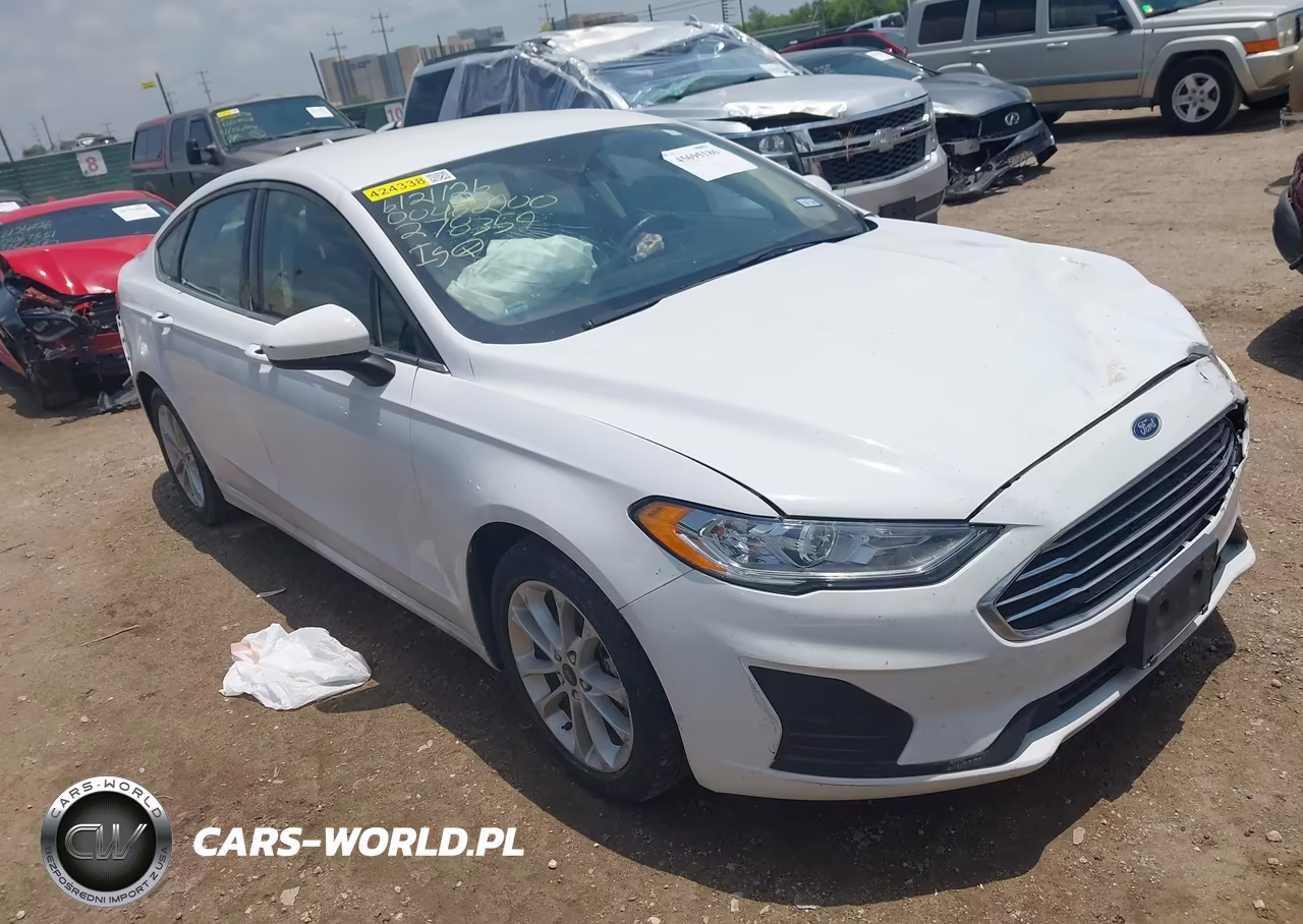 2019 Ford Fusion Se VIN:3FA6P0HDXKR278359 - 1