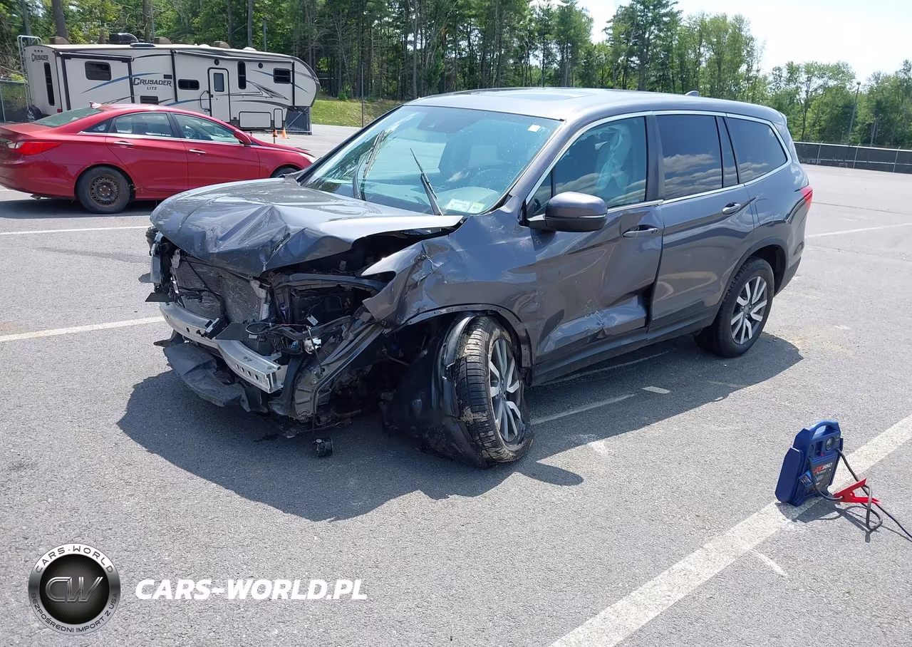 2020 Honda Pilot Awd Ex-L VIN:5FNYF6H55LB032596 - 2