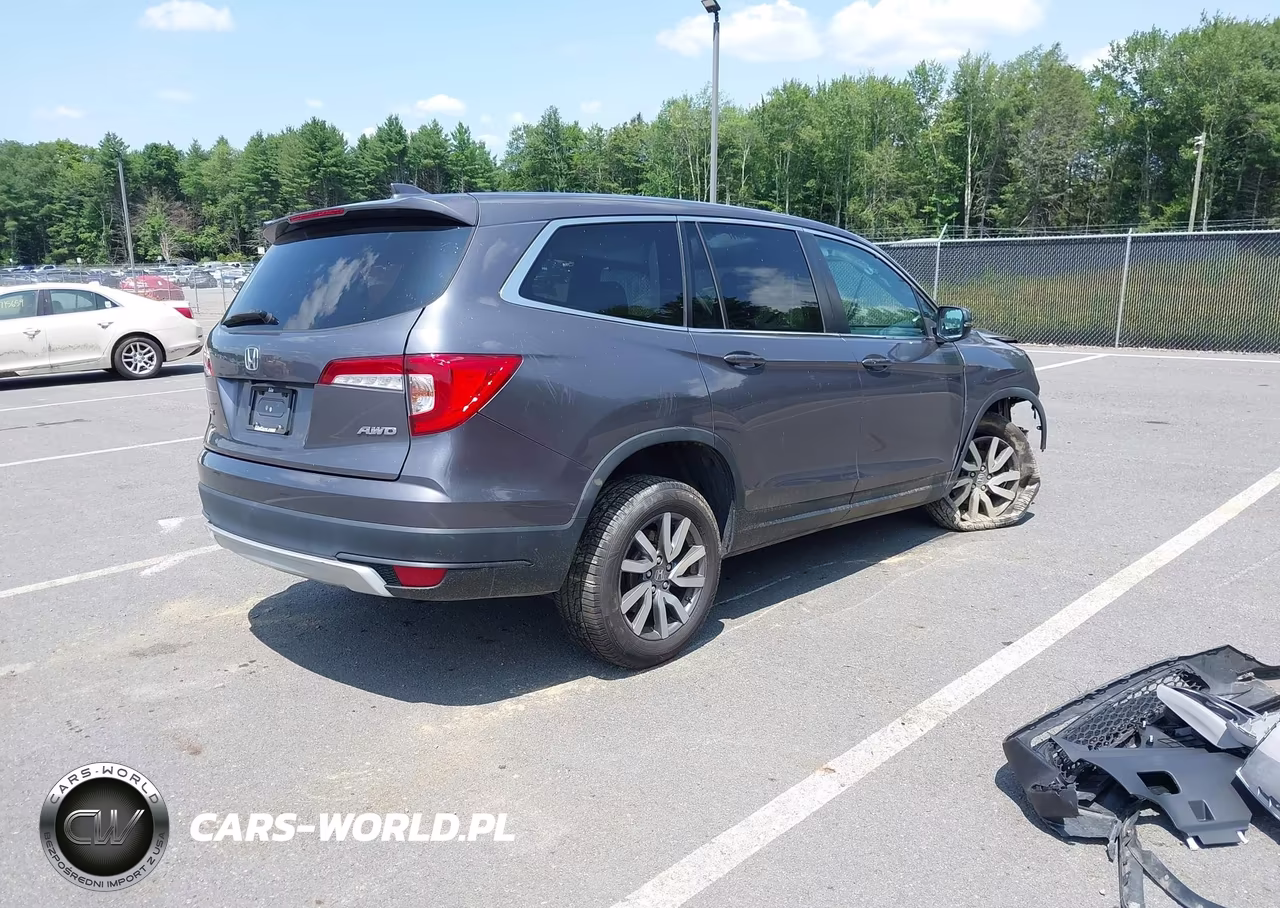 2020 Honda Pilot Awd Ex-L VIN:5FNYF6H55LB032596 - 4