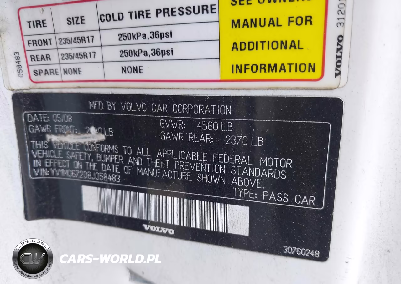 2008 Volvo C70 T5 M VIN:YV1MC67208J058483 - 9