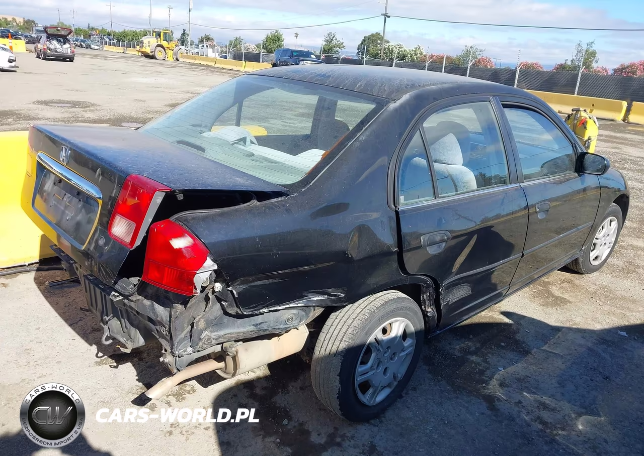 2001 Honda Civic Lx VIN:1HGES16591L025912 - 4