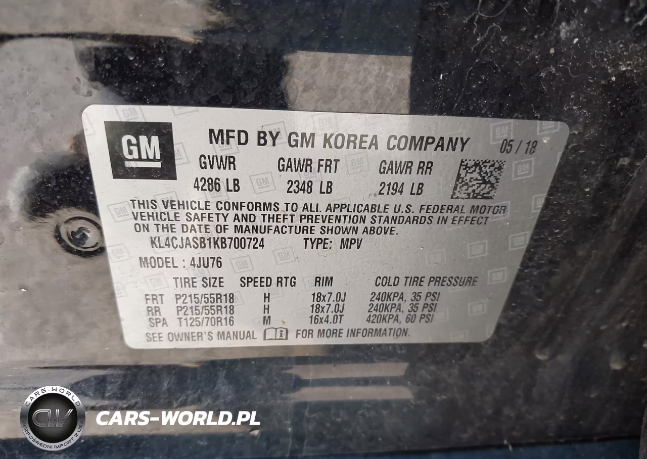 2019 Buick Encore Fwd Preferred VIN:KL4CJASB1KB700724 - 9