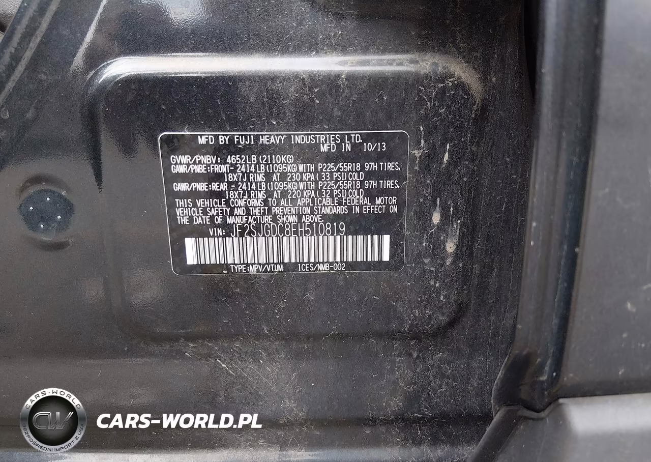 2014 Subaru Forester 2.0Xt Premium VIN:JF2SJGDC8EH510819 - 9