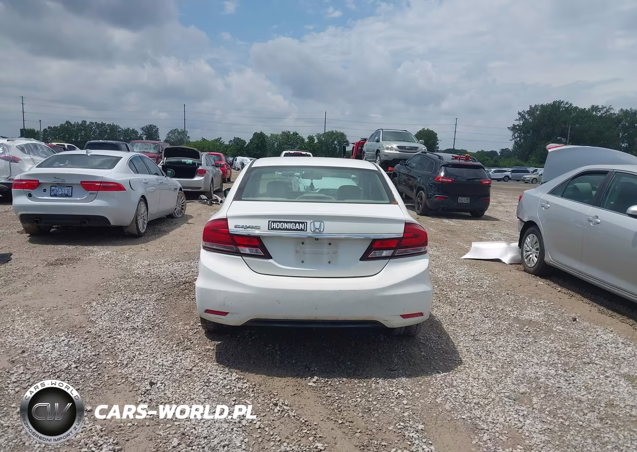 2014 Honda Civic Lx VIN:19XFB2F55EE201765 - 16