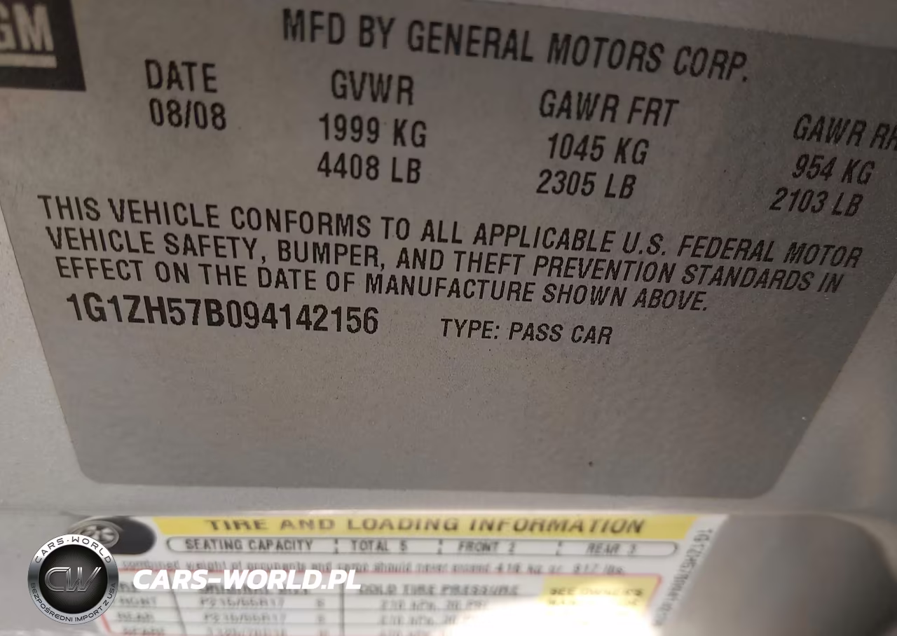 2009 Chevrolet Malibu Lt VIN:1G1ZH57B094142156 - 9