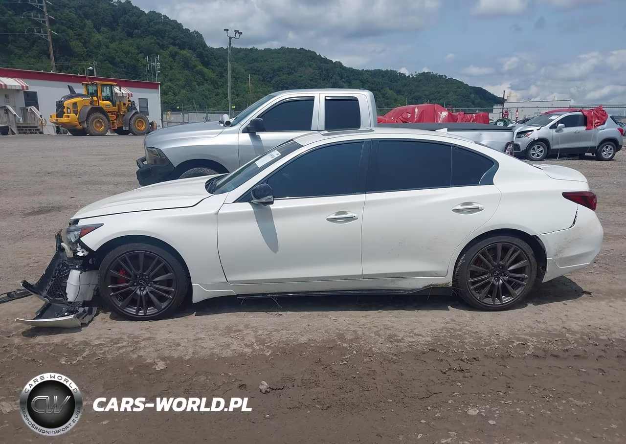 2021 Infiniti Q50 Red Sport 400 Awd VIN:JN1FV7DR9MM880422 - 14
