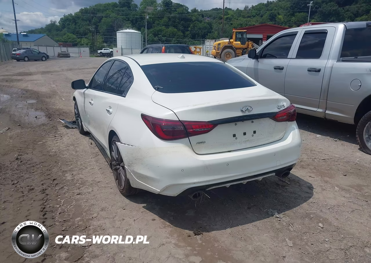 2021 Infiniti Q50 Red Sport 400 Awd VIN:JN1FV7DR9MM880422 - 3