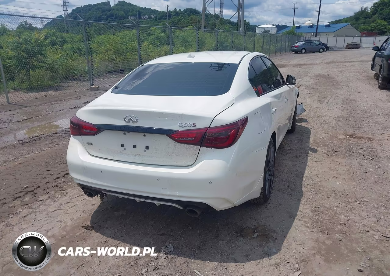 2021 Infiniti Q50 Red Sport 400 Awd VIN:JN1FV7DR9MM880422 - 4