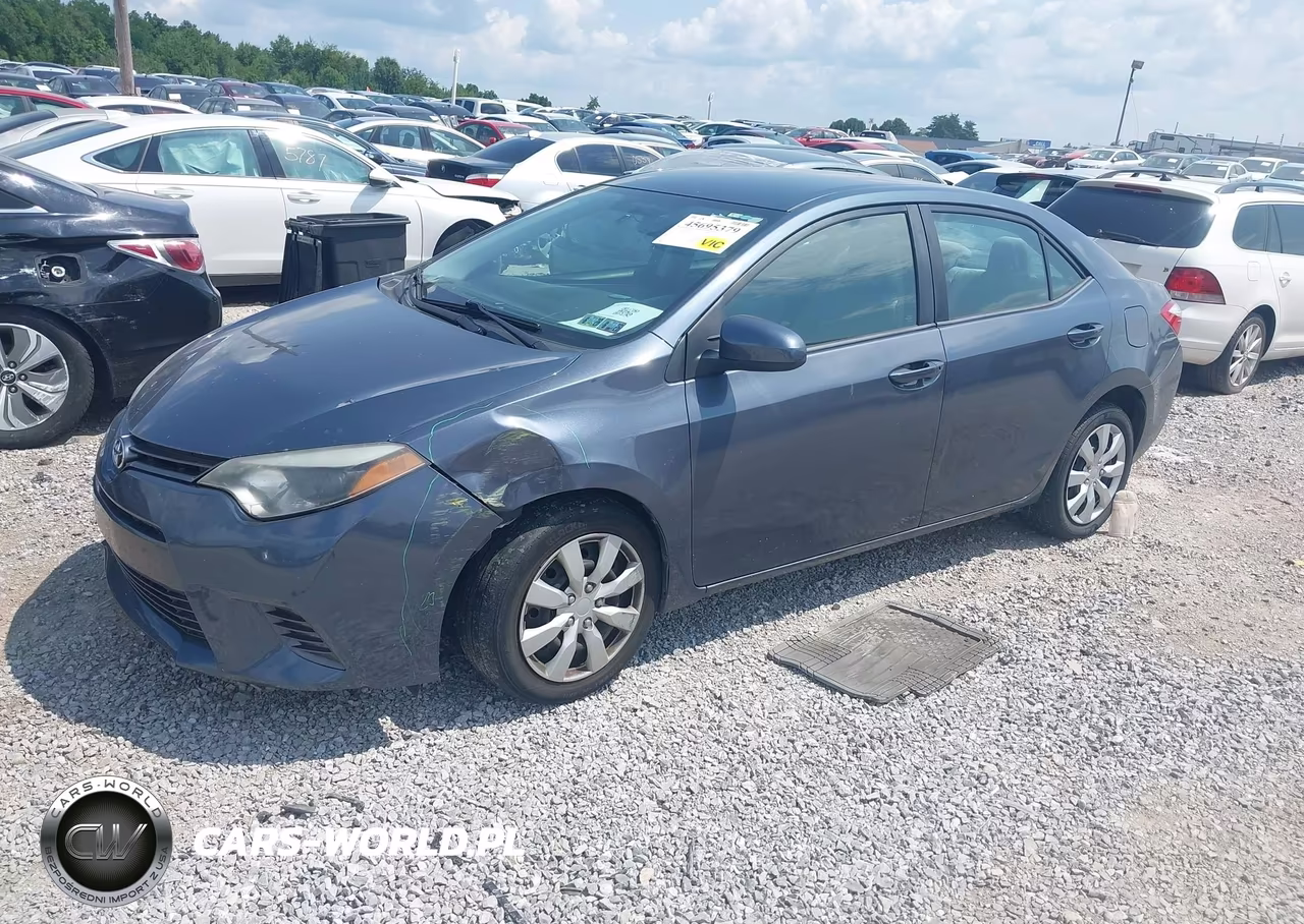 2015 Toyota Corolla Le VIN:2T1BURHE3FC434901 - 2