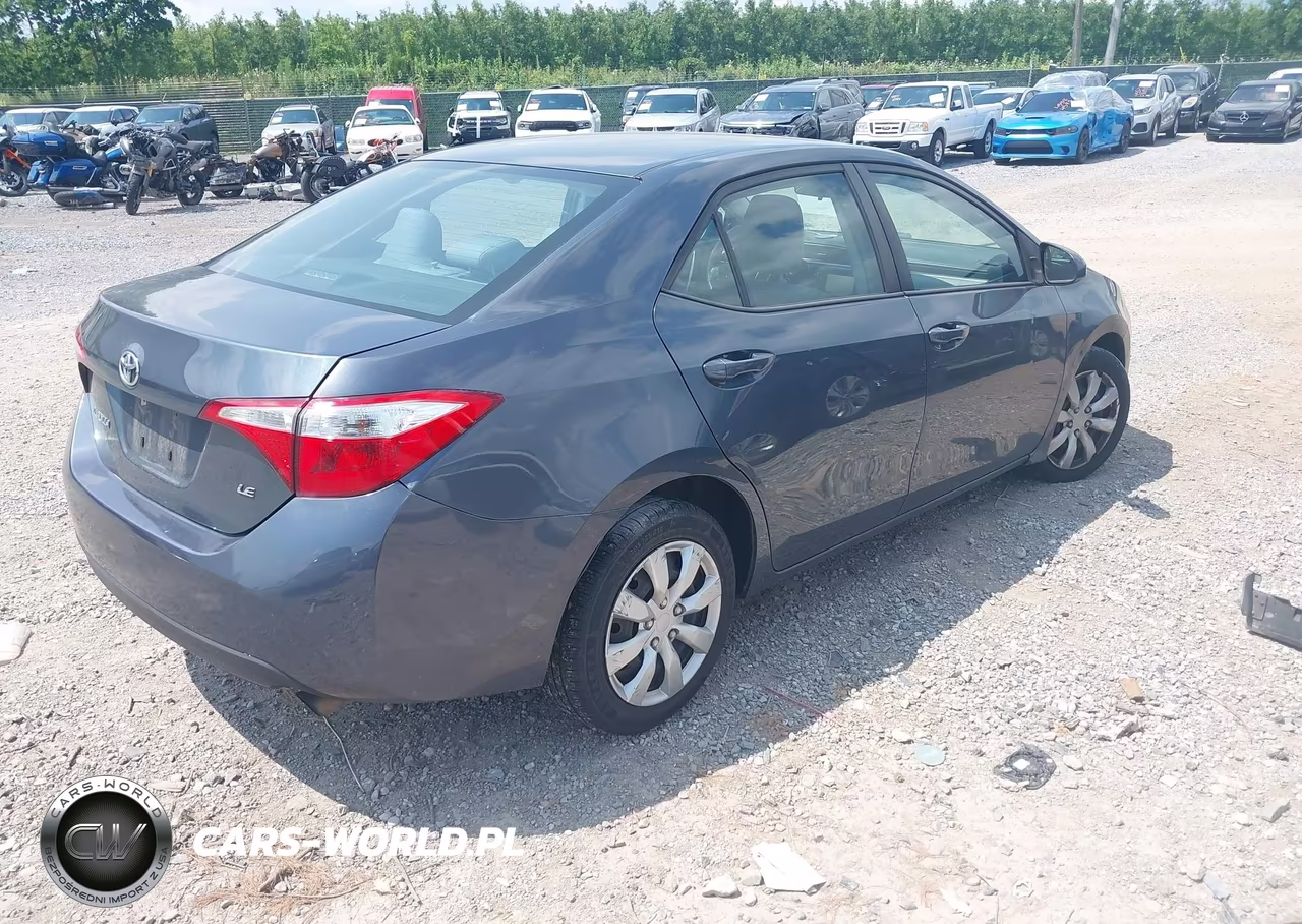 2015 Toyota Corolla Le VIN:2T1BURHE3FC434901 - 4