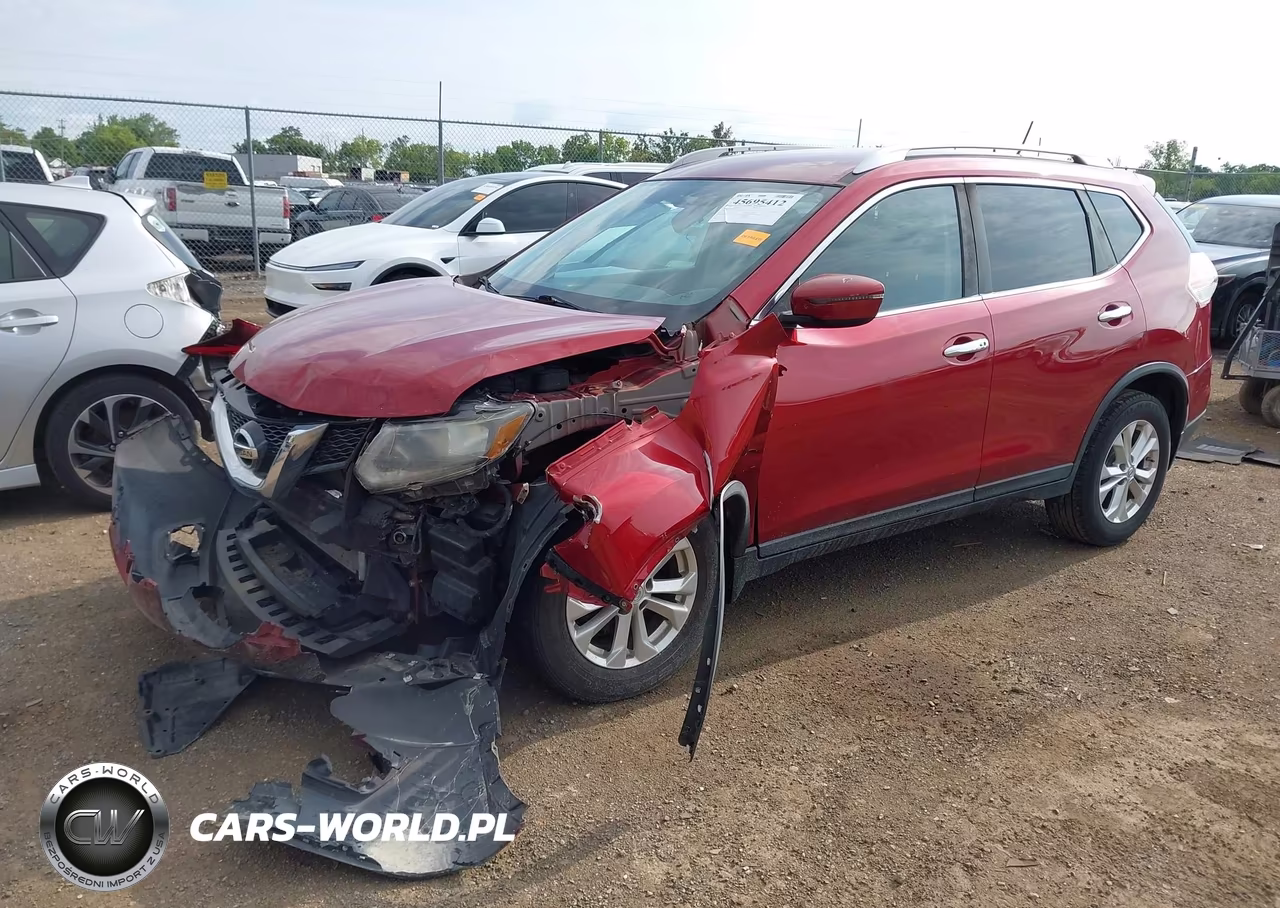 2016 Nissan Rogue Sv VIN:KNMAT2MT0GP651013 - 2