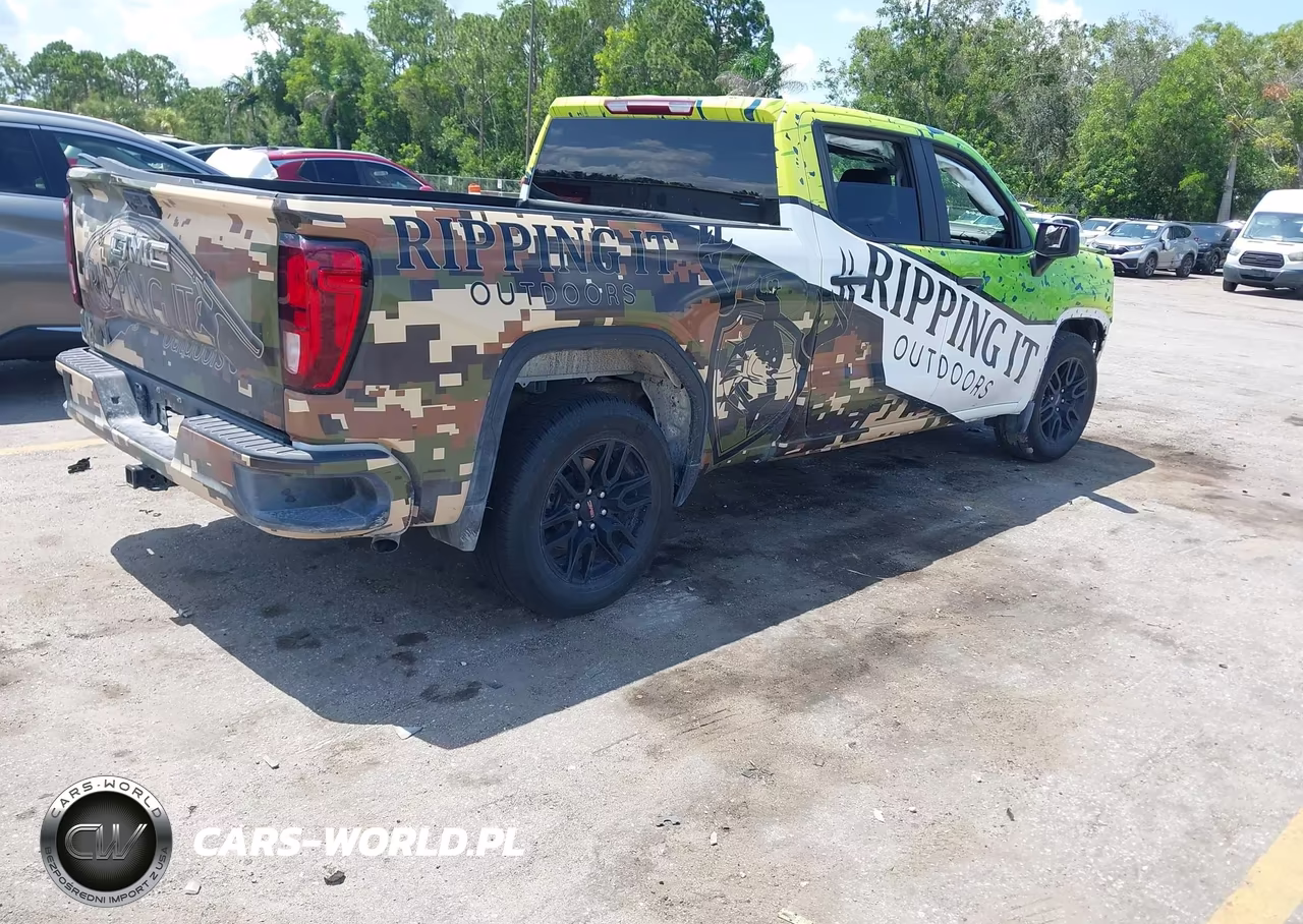 2025 GMC Sierra 1500 4Wd Standard Box Pro VIN:1GTPUAEK7SZ173175 - 4