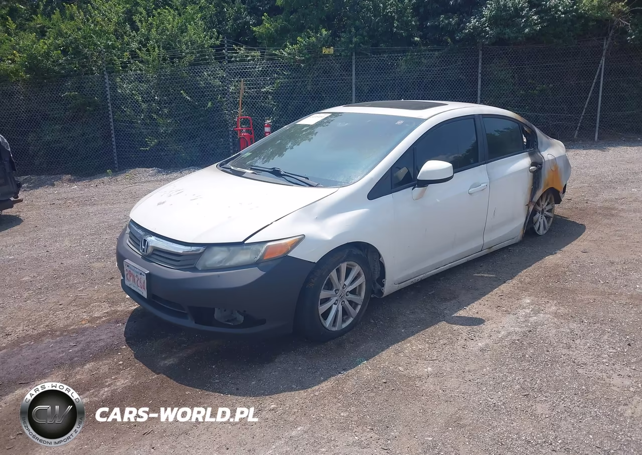 2012 Honda Civic Ex-L VIN:2HGFB2F94CH524422 - 2