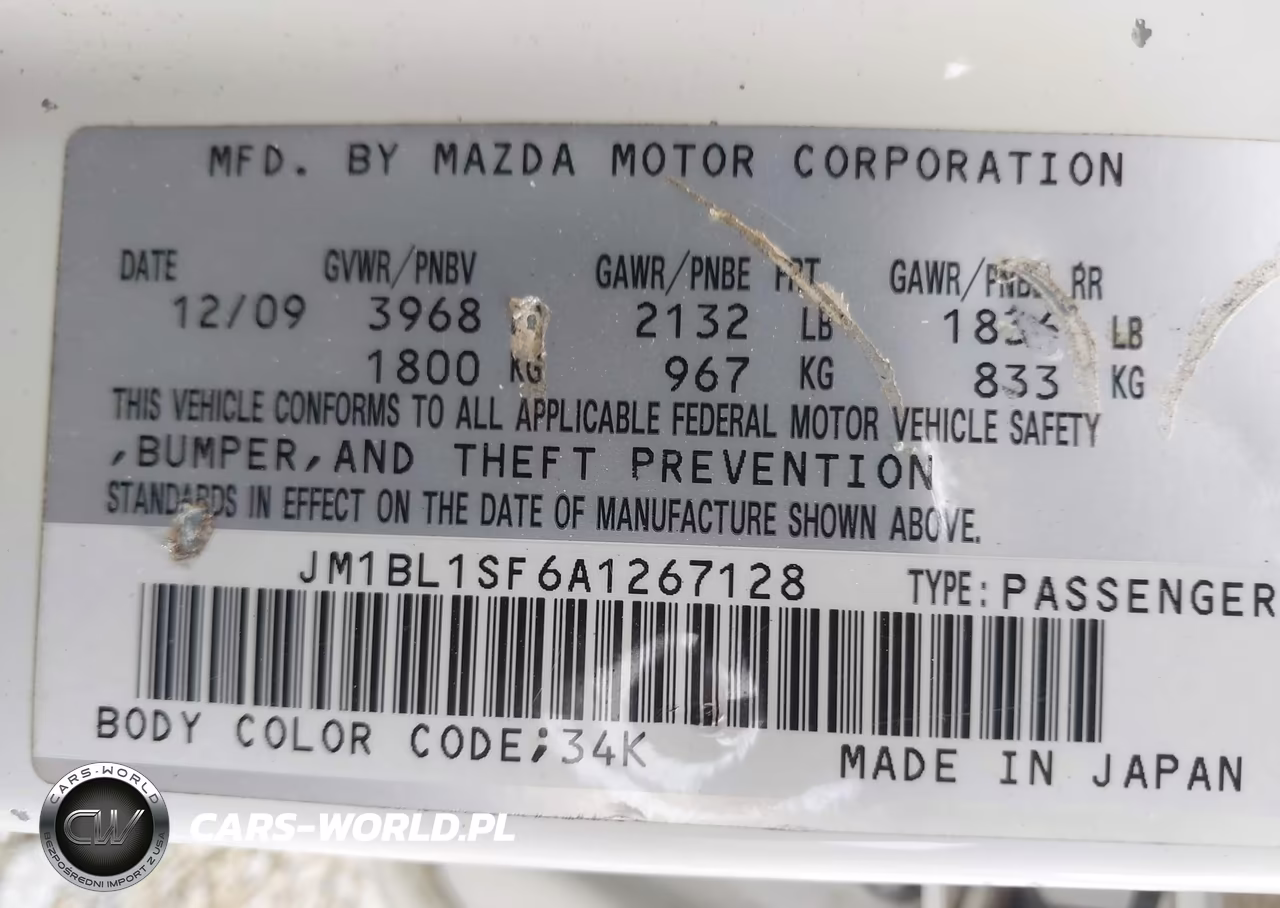 2010 Mazda Mazda3 I Touring VIN:JM1BL1SF6A1267128 - 9