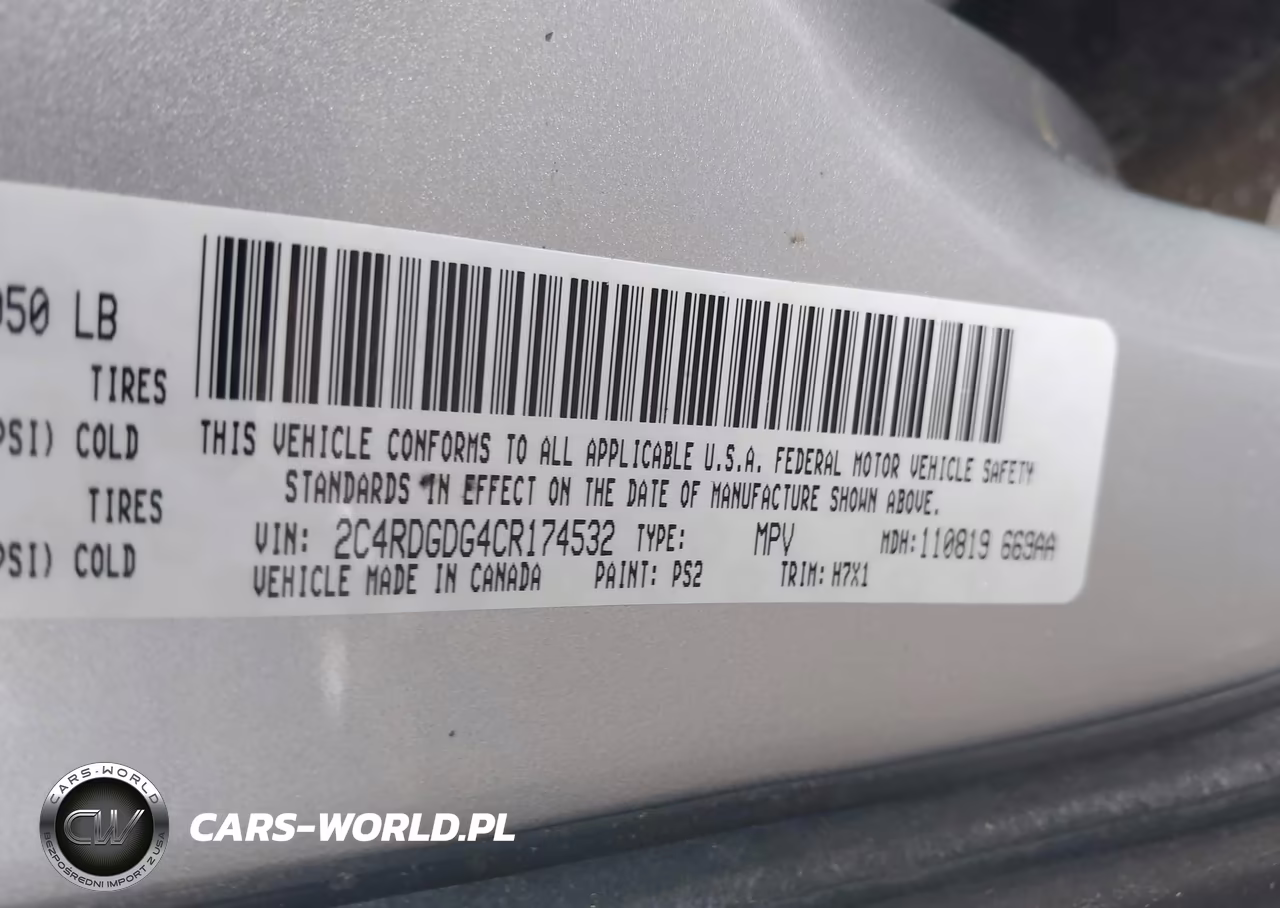 2012 Dodge Grand Caravan Crew VIN:2C4RDGDG4CR174532 - 9