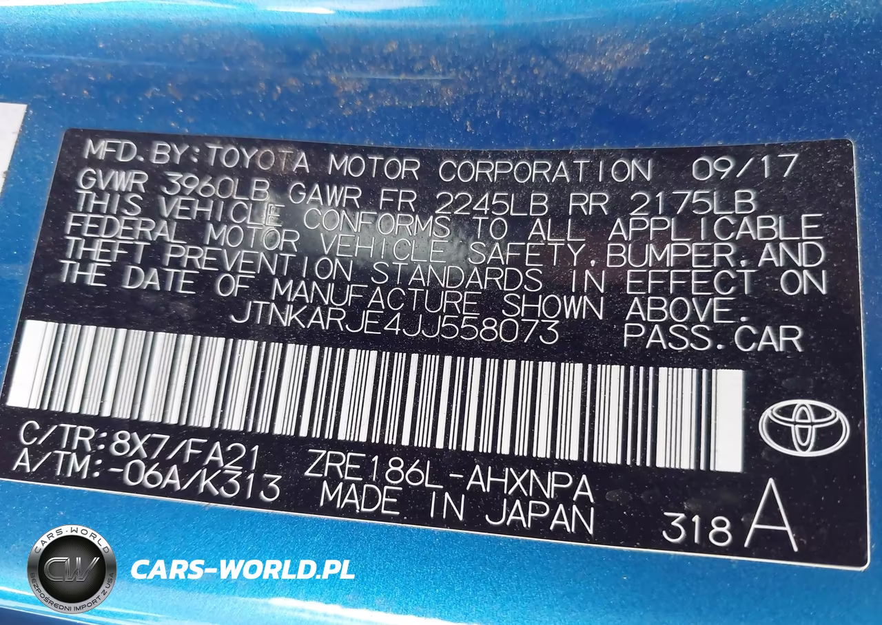2018 Toyota Corolla Im VIN:JTNKARJE4JJ558073 - 9