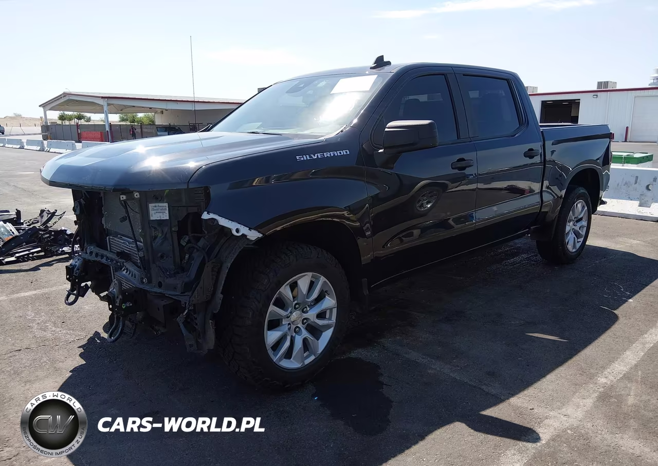 2022 Chevrolet Silverado 1500 2Wd Short Bed Custom VIN:1GCPABEK1NZ588463 - 2
