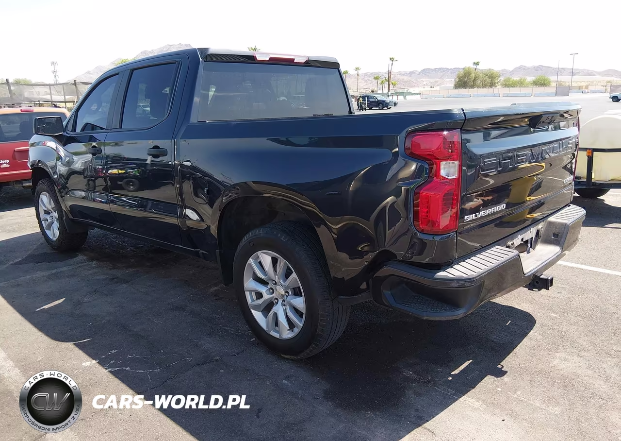 2022 Chevrolet Silverado 1500 2Wd Short Bed Custom VIN:1GCPABEK1NZ588463 - 3