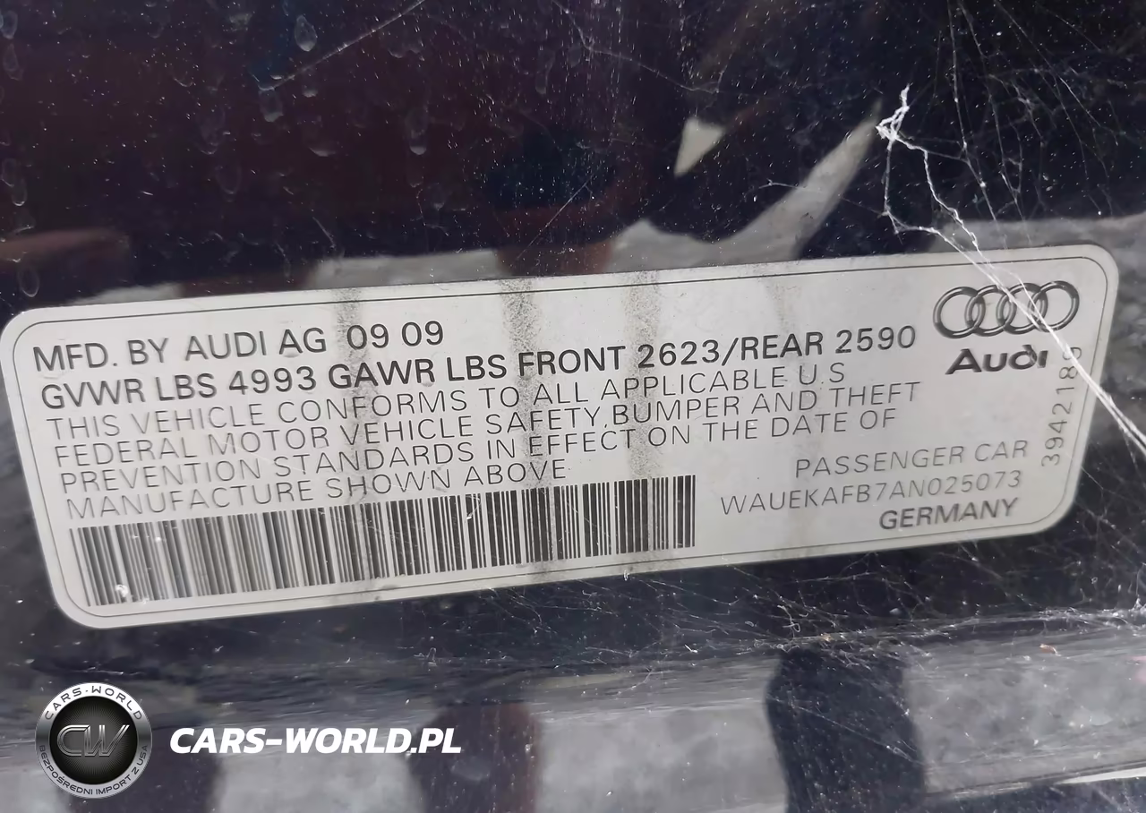 2010 Audi A6 3.2 Premium VIN:WAUEKAFB7AN025073 - 9