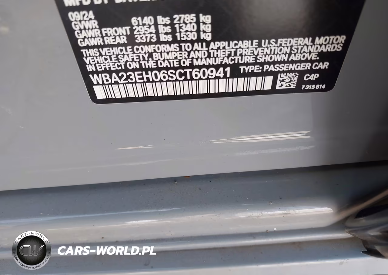 2025 BMW 740I VIN:WBA23EH06SCT60941 - 9