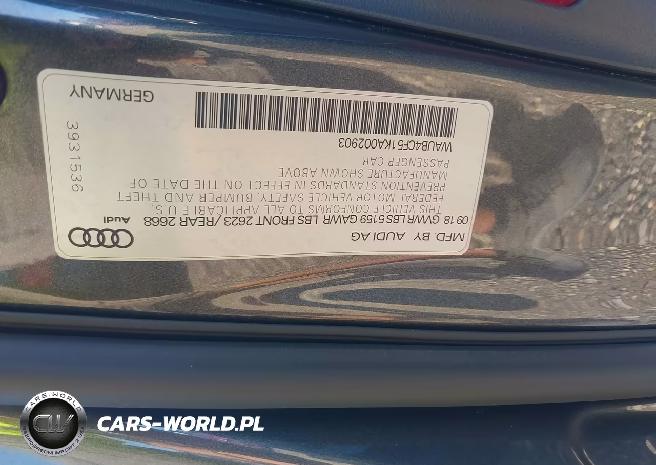 2019 Audi S5 3.0T Premium VIN:WAUB4CF51KA002903 - 9