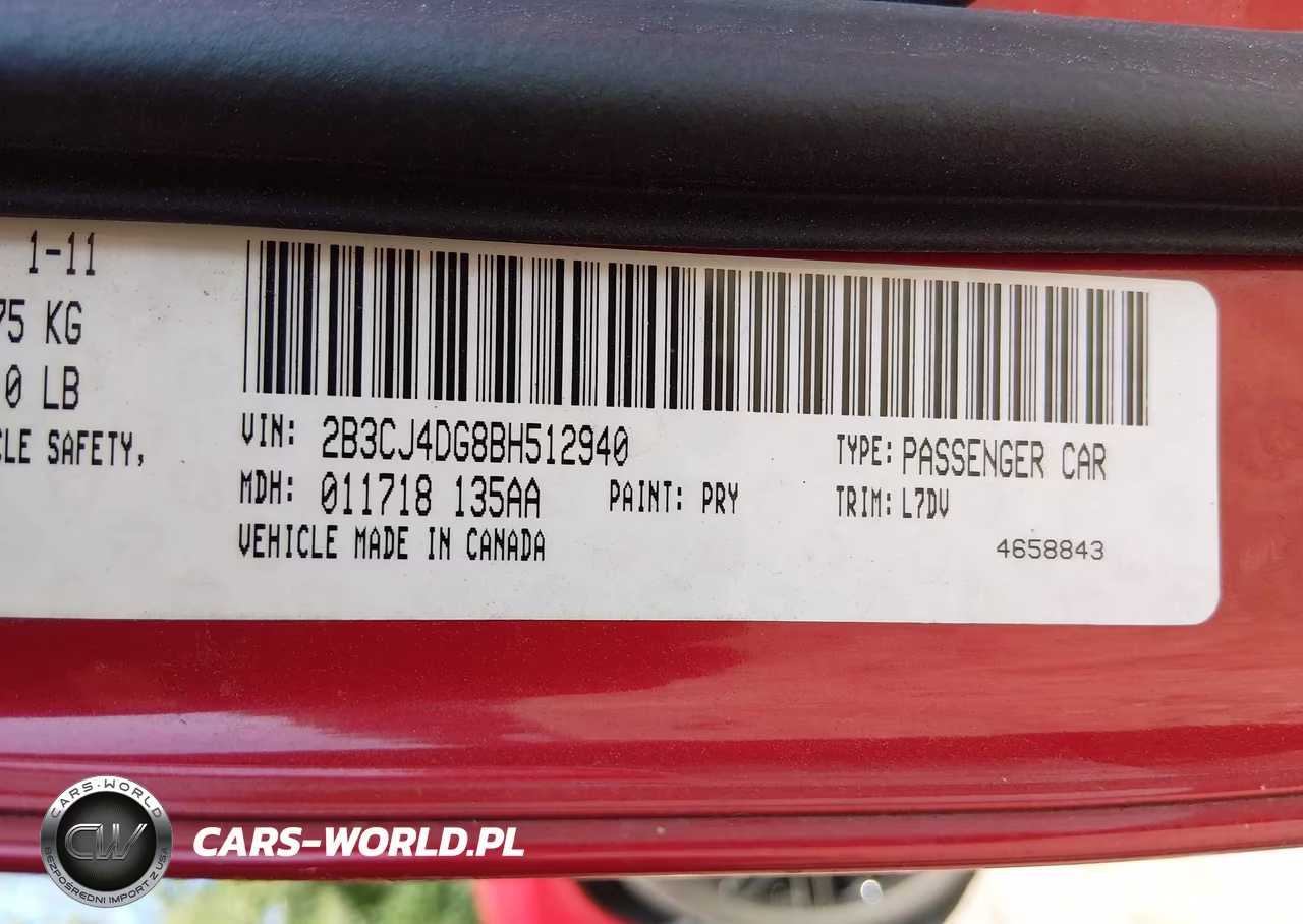 2011 Dodge Challenger VIN:2B3CJ4DG8BH512940 - 9