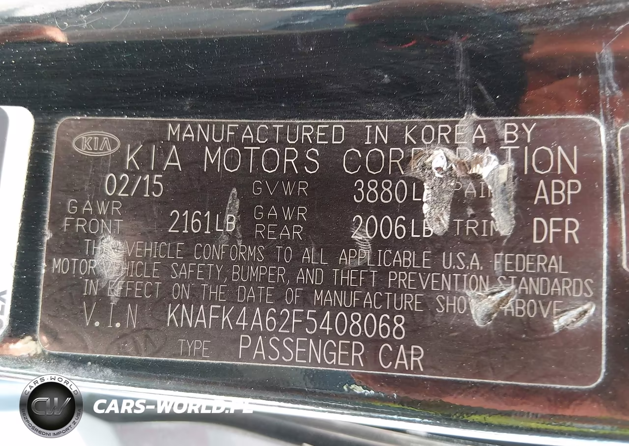 2015 Kia Forte Lx VIN:KNAFK4A62F5408068 - 9