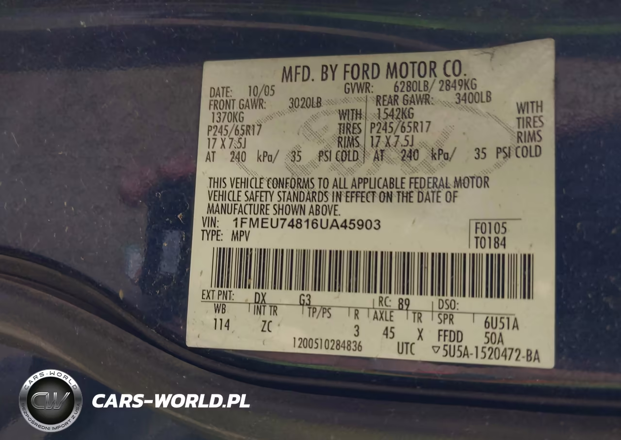 2006 Ford Explorer Eddie Bauer VIN:1FMEU74816UA45903 - 9