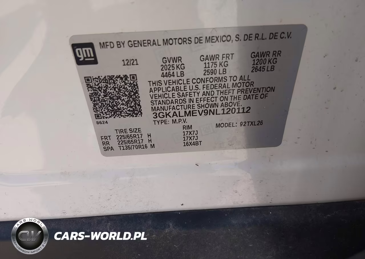 2022 GMC Terrain Fwd Sle VIN:3GKALMEV9NL120112 - 9