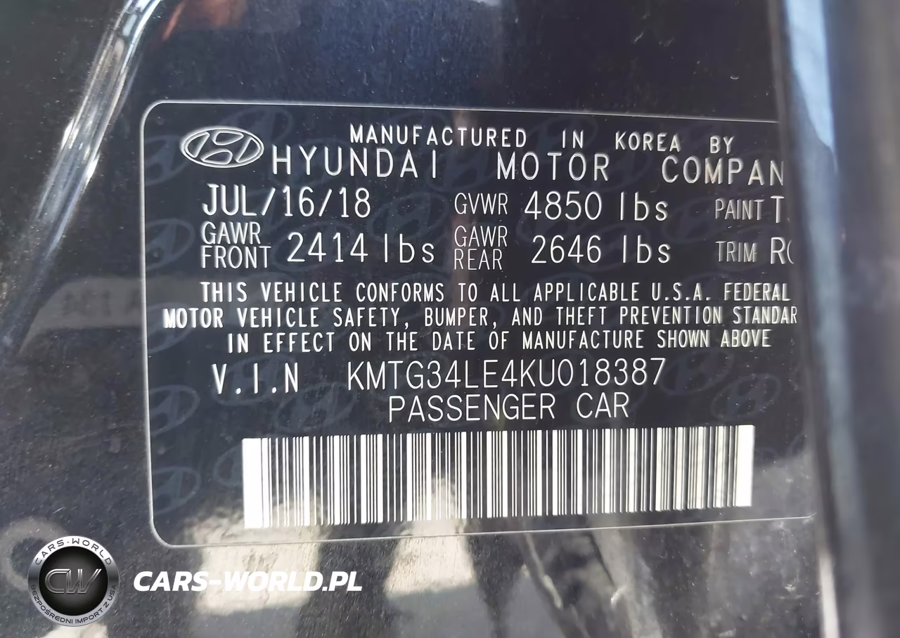 2019 Genesis G70 3.3T Advanced VIN:KMTG34LE4KU018387 - 9