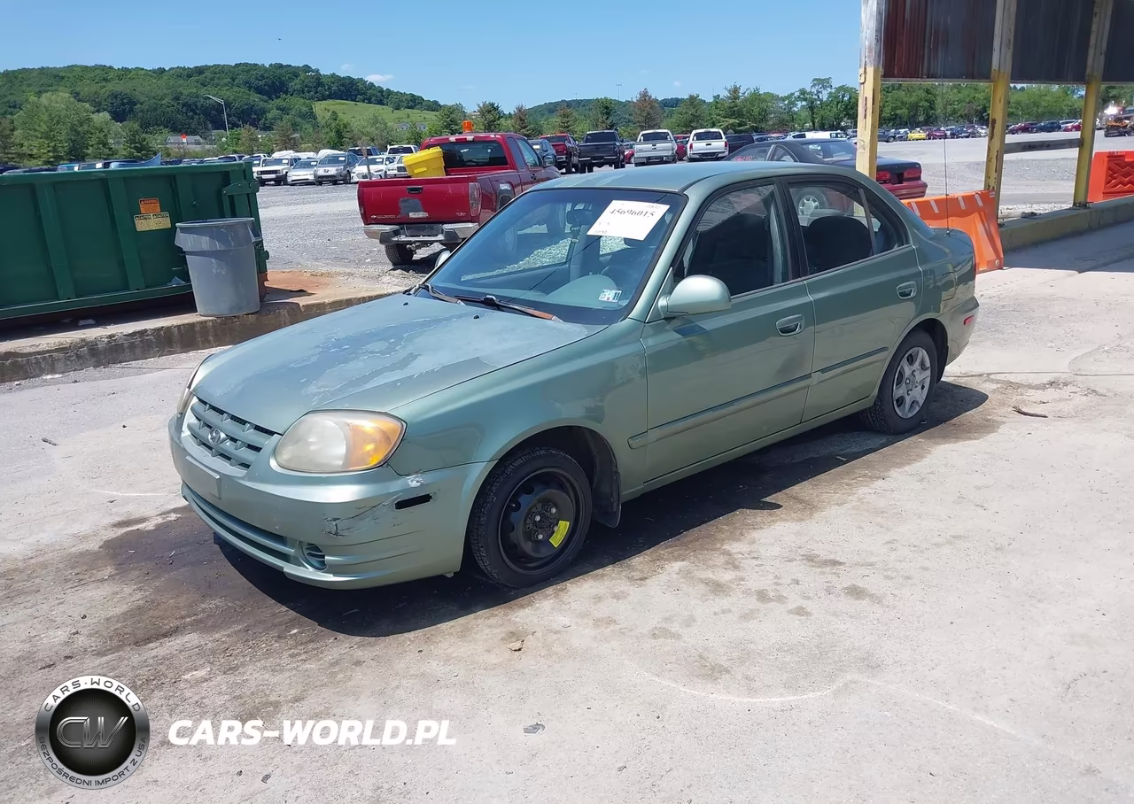 2005 Hyundai Accent Gls VIN:KMHCG45C95U616147 - 2