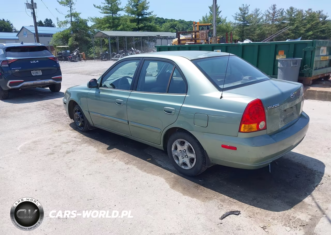 2005 Hyundai Accent Gls VIN:KMHCG45C95U616147 - 3