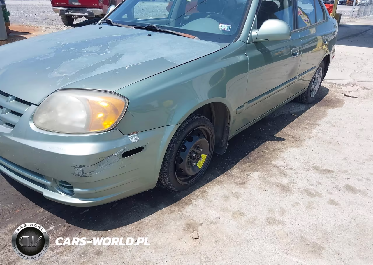 2005 Hyundai Accent Gls VIN:KMHCG45C95U616147 - 6