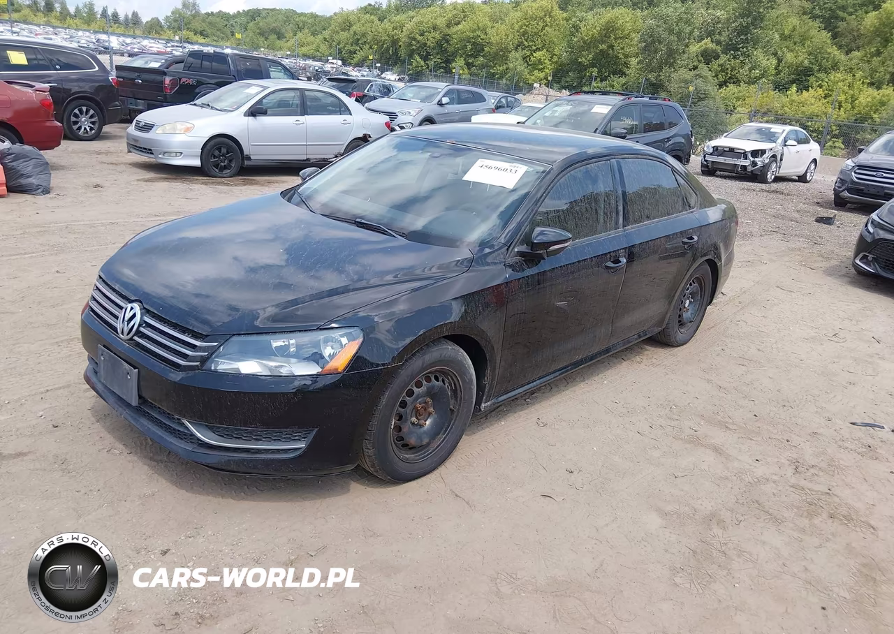 2012 Volkswagen Passat 2.5L S VIN:1VWAP7A33CC042227 - 2