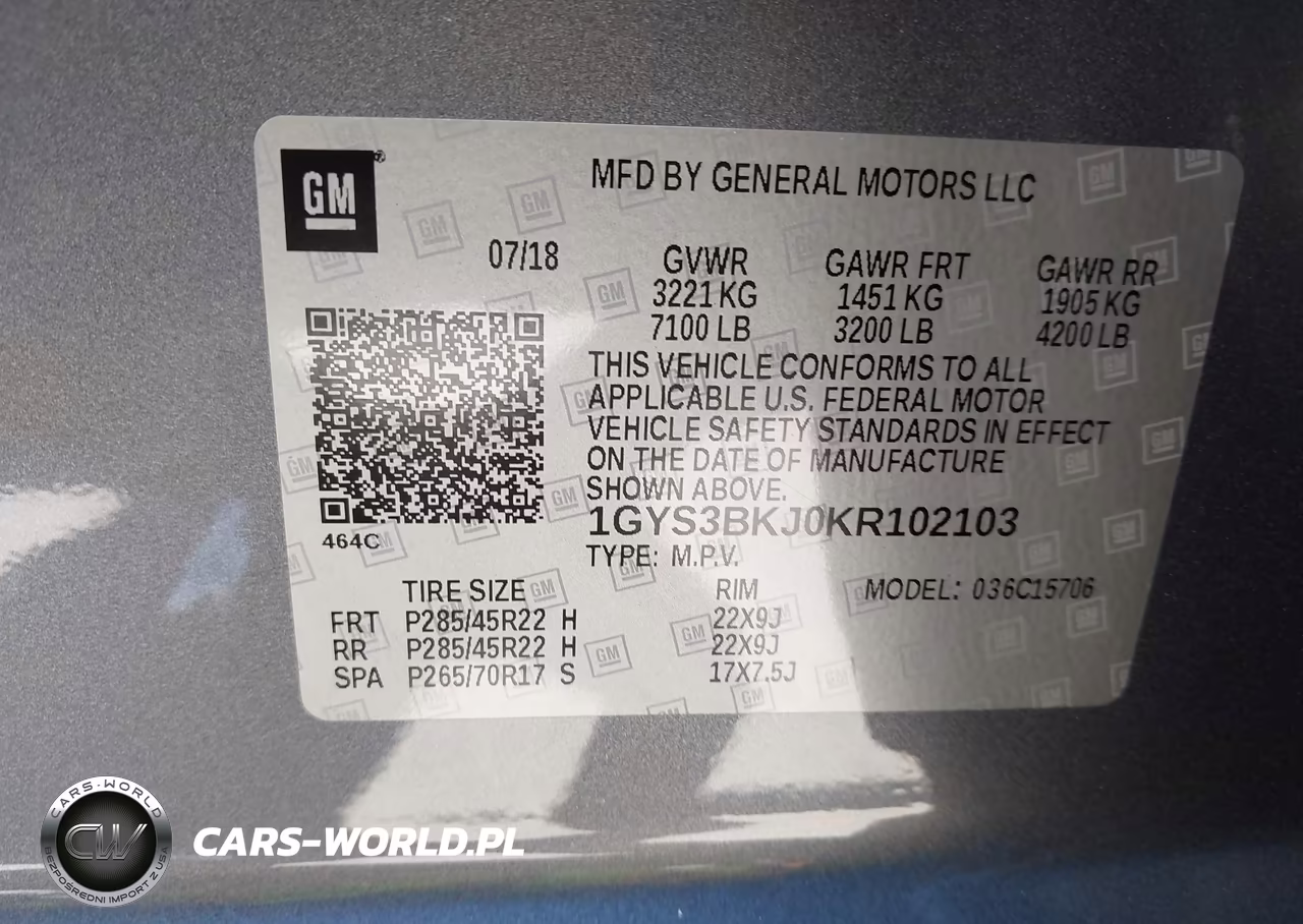 2019 Cadillac Escalade Luxury VIN:1GYS3BKJ0KR102103 - 9