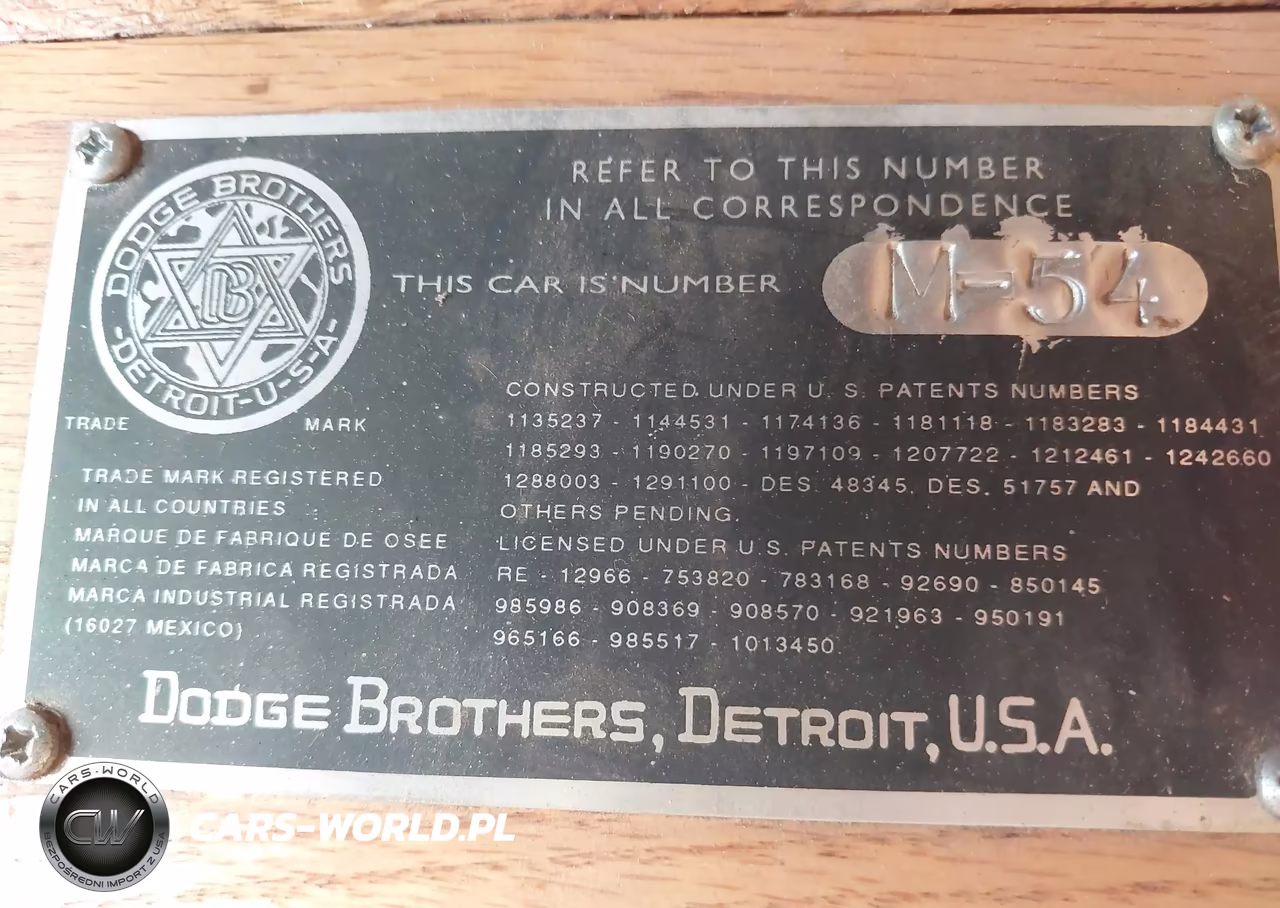 1930 Dodge Brothers Victory Six VIN:M10307 - 9