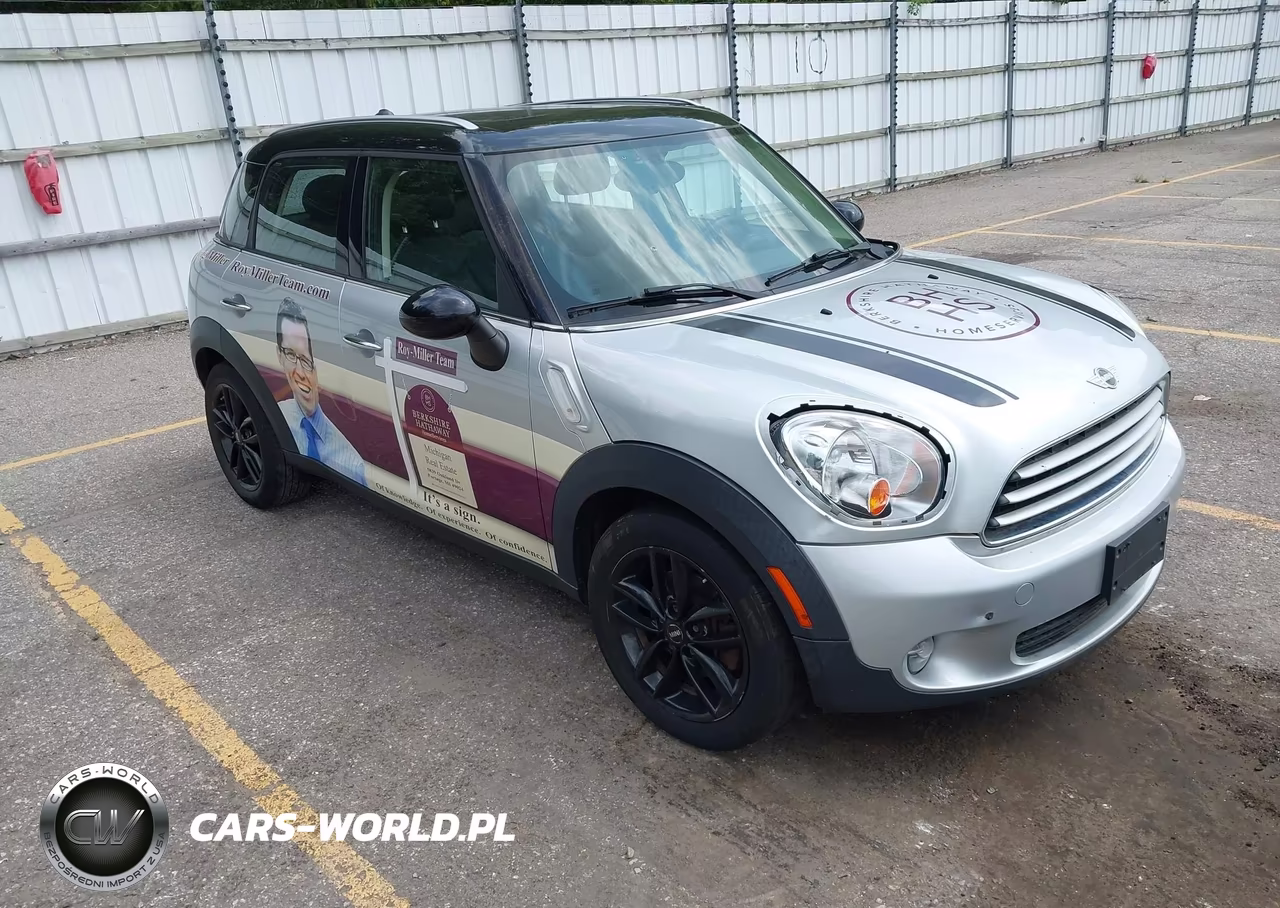 2012 Mini Cooper Countryman VIN:WMWZB3C57CWM06608 - 1