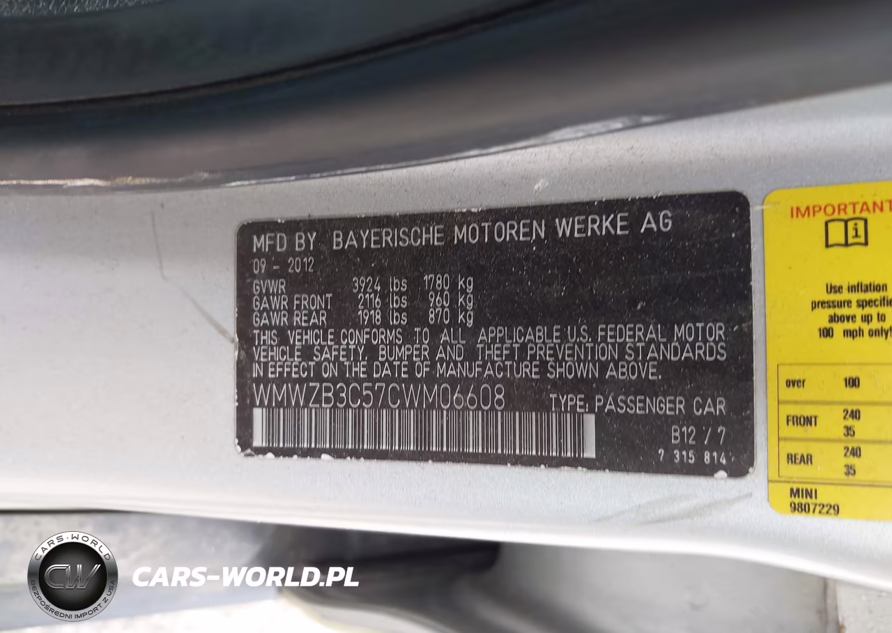 2012 Mini Cooper Countryman VIN:WMWZB3C57CWM06608 - 9