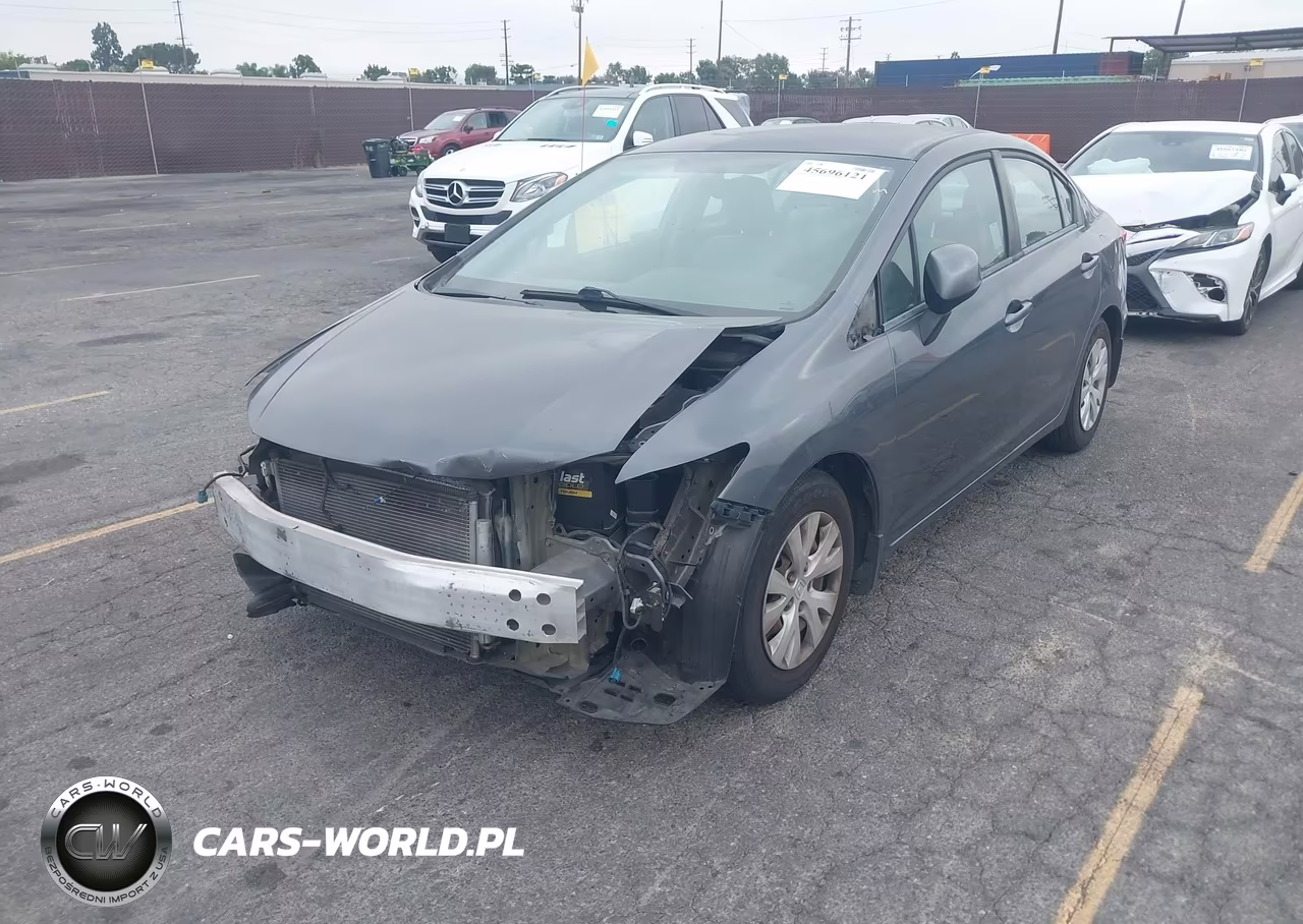 2012 Honda Civic Lx VIN:2HGFB2F50CH320942 - 2