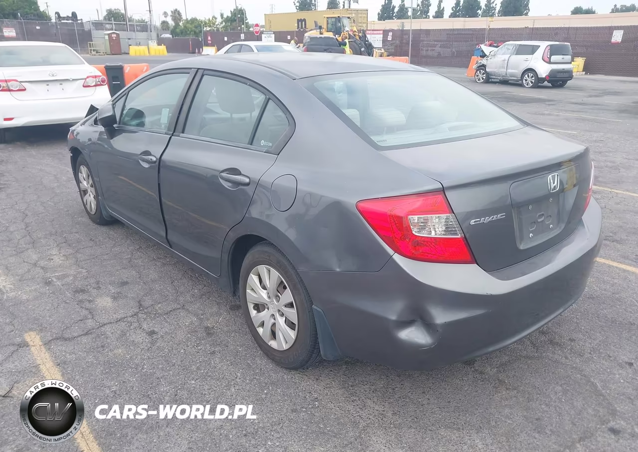 2012 Honda Civic Lx VIN:2HGFB2F50CH320942 - 3
