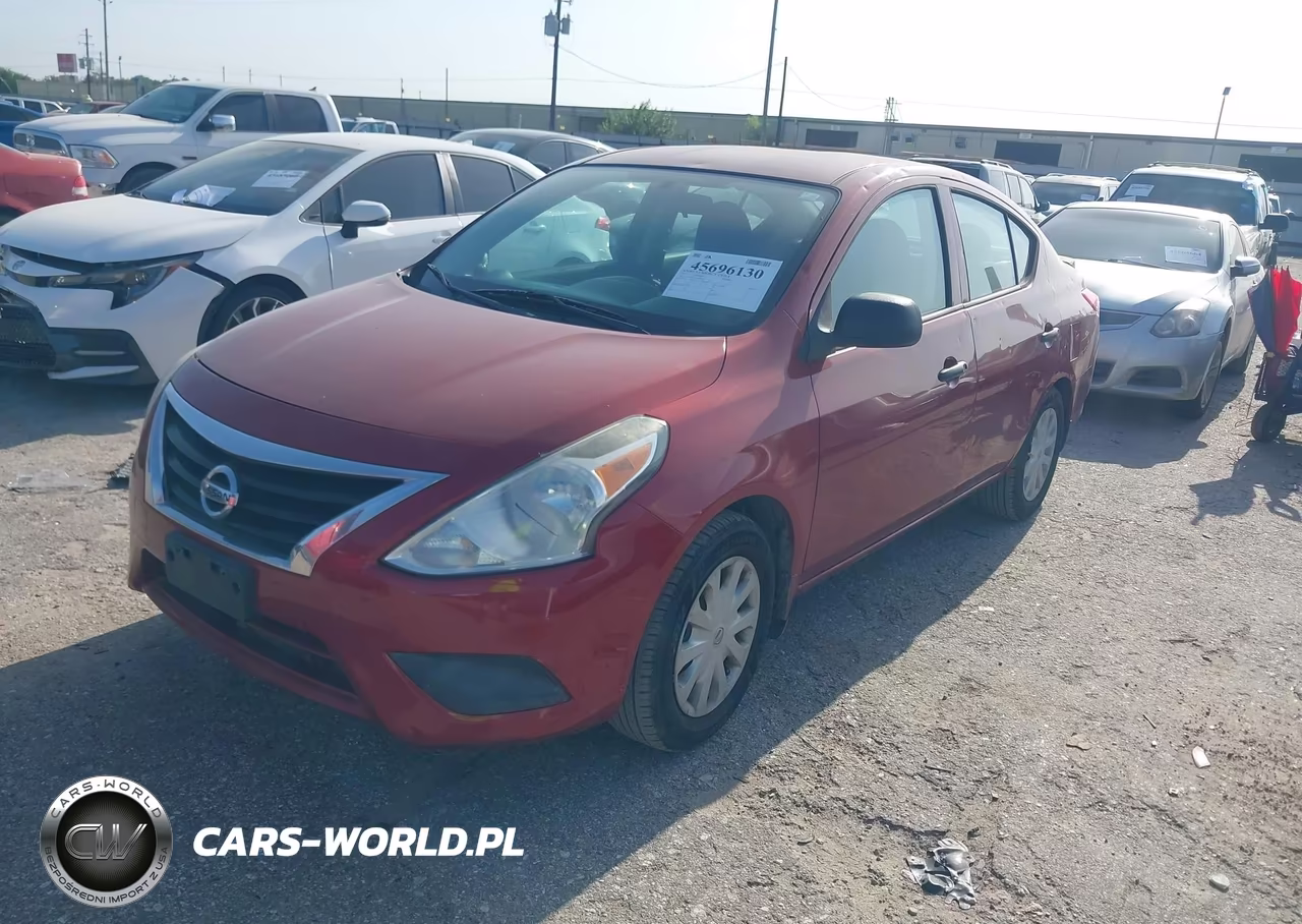 2015 Nissan Versa 1.6 S+ VIN:3N1CN7AP6FL870109 - 2