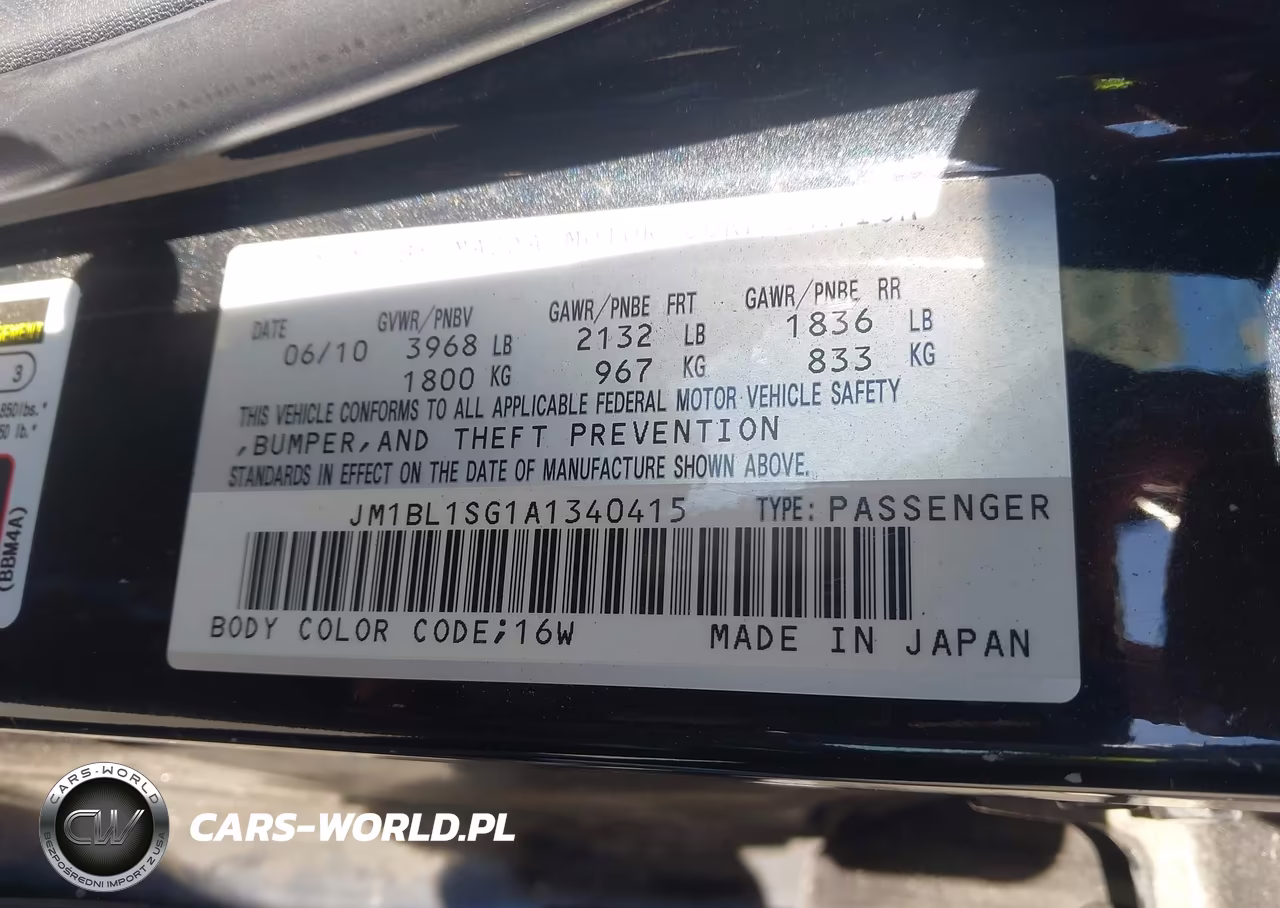 2010 Mazda Mazda3 I Sport VIN:JM1BL1SG1A1340415 - 9