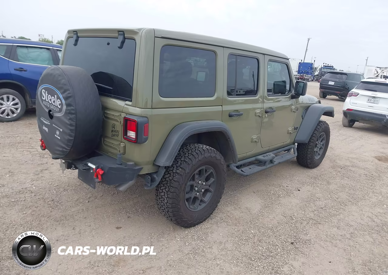 2025 Jeep Wrangler 4-Door Willys 4X4 VIN:1C4PJXDG6SW583217 - 4