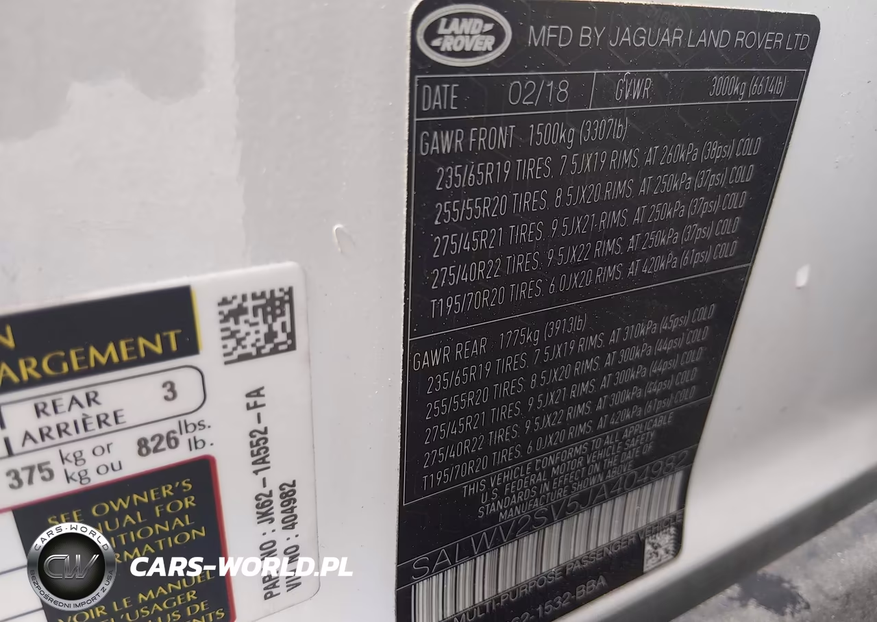 2018 Land Rover Range Rover Sport Hse Dynamic VIN:SALWV2SV5JA404982 - 9