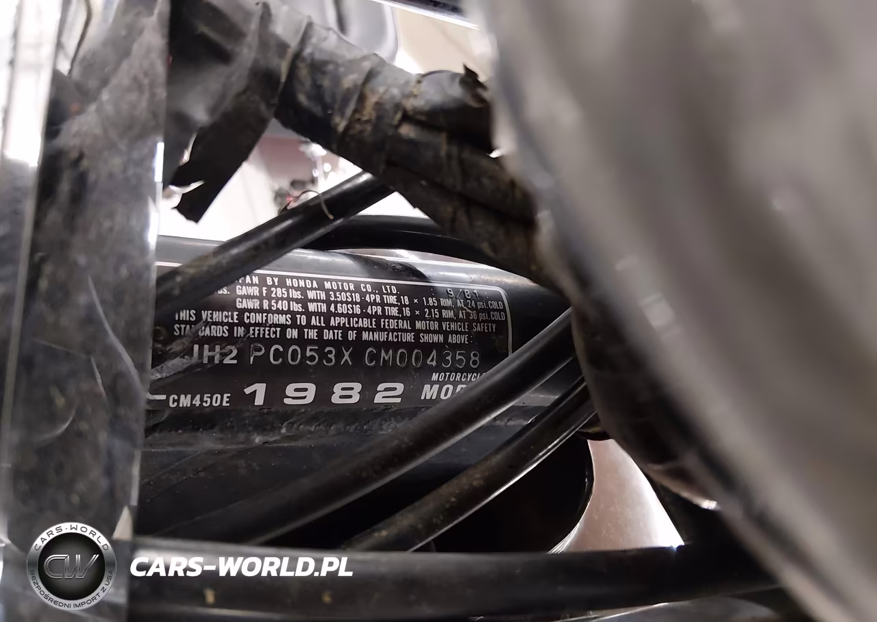 1982 Honda Cm450 E VIN:JH2PC053XCM004358 - 10