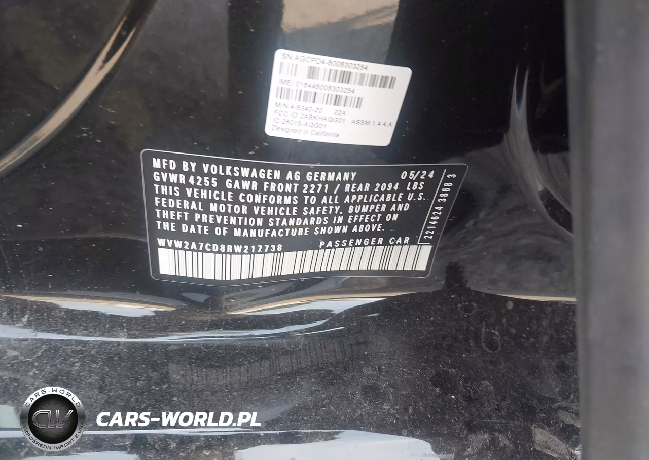 2024 Volkswagen Golf Gti 2.0T 380 Se VIN:WVW2A7CD8RW217738 - 9