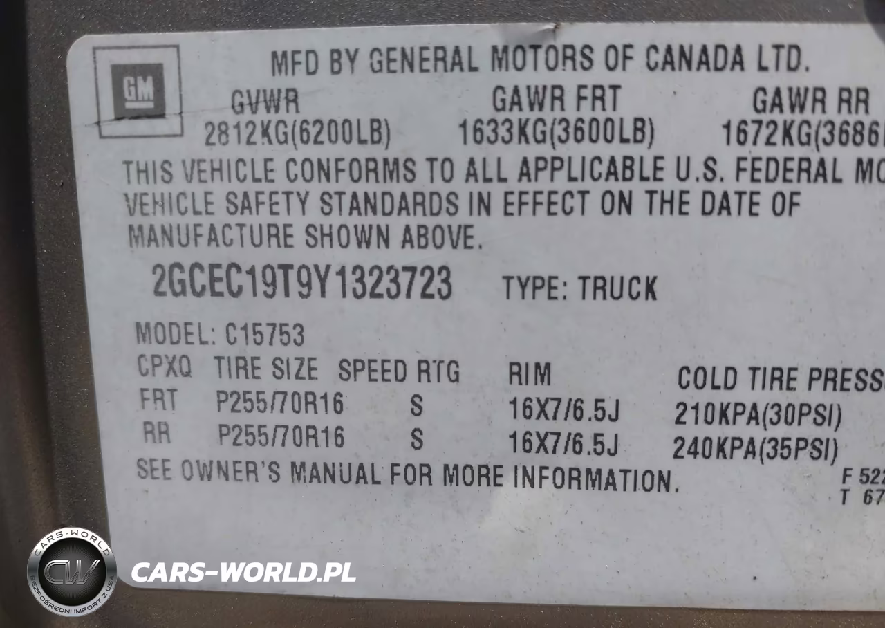 2000 Chevrolet Silverado 1500 Ls VIN:2GCEC19T9Y1323723 - 9